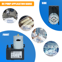 Pompe à air à diaphragme miniature KaiMeng KMDP-C8 24V DC sans balais 10W 8L/min, basse pression, pour l'industrie automobile, OEM