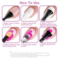 Pigment pour ongles en poudre, 40 couleurs, poudre magique miroir solide, palette de pigments, nuances néon progressives, poudre chromée