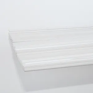 Clear Strip Extruded Supermarket Plastic Pvc Plastic Shelf Transparent Label Holder