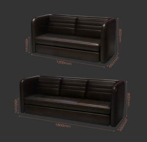 Mobilier pour restaurant occidental, salon chicha, barbecue, café, table et chaise de bar, club de nuit musical, discothèque, KTV, canapé de cabine - Product Image 6