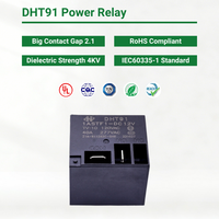 DHT91-1ASTF1-DC5V T91 CQC TUV RoHS TV-10 40A 2HP Relay Daya Sambung Cepat Peralatan Rumah Pintar Sistem Tenaga Fotovoltaik