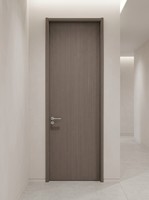 Porte intérieure TH50 en aluminium et bois, feuille de porte de 50 mm remplie de graphène, cadre en alliage d'aluminium, insonorisée et étanche pour chambre et salle de bain