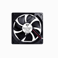 Ventilateur DC Yida YD12025HB/SL à huile 5V/12V/24V pour routeur, pales PBT, silencieux, 12cm, refroidissement industriel, haut débit d'air, longue durée de vie