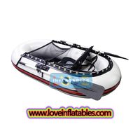 Bateau gonflable matériel de ventre de tube de flotteur de pêche de PVC de petit bateau léger pour une personne