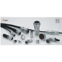 Connecteur industriel d'aviation WEIPU WY48K5TW, type court, 5 broches, étanche IP65, mâle circulaire, pour machines d'automatisation