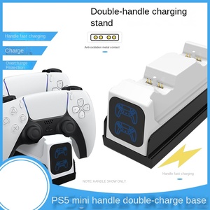 Trong Kho Cho Ps5 Xử Lý Nhanh Chóng Sạc Sạc <span class=keywords><strong>Dock</strong></span> Đôi Liên Hệ Với Chỗ Ngồi Cho Ps5 Gamepad Có Dây Sạc Cơ Sở Phụ Kiện - Product Image 2