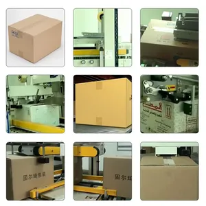 Gurki hoàn toàn tự động hộp sóng băng niêm phong máy cạnh hộp carton niêm phong - Product Image 6