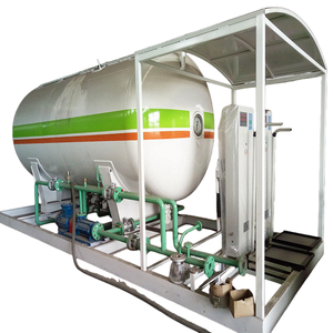 Planta de Embotellado de GLP de 20 CBM Montada sobre Plataforma, Estación de Recarga de Gas para Cocinar de Alta Calidad a <span class=keywords><strong>Precio</strong></span> Competitivo de Fábrica China - Product Image 1