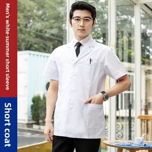 <span class=keywords><strong>Camice</strong></span> da laboratorio da uomo in Jersey a maniche corte bianco a maniche lunghe da <span class=keywords><strong>donna</strong></span> abbigliamento da lavoro dentale a <span class=keywords><strong>mezza</strong></span> <span class=keywords><strong>manica</strong></span> estivo sottile da lavoro per medici - Product Image 6