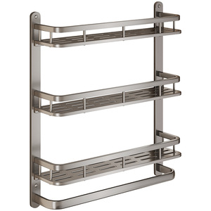 Espace aluminium salle de bain étagère murale <span class=keywords><strong>toilette</strong></span> support de rangement étanche salle de douche organisateur - Product Image 5