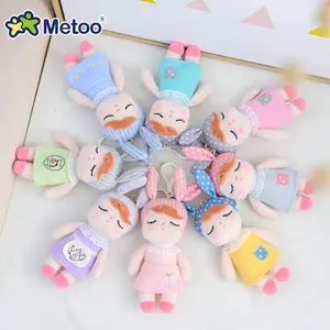 Metoo Custom Made Cute Keychain Plush Toy Gift Stuffed Plush Doll Keychain For Bag