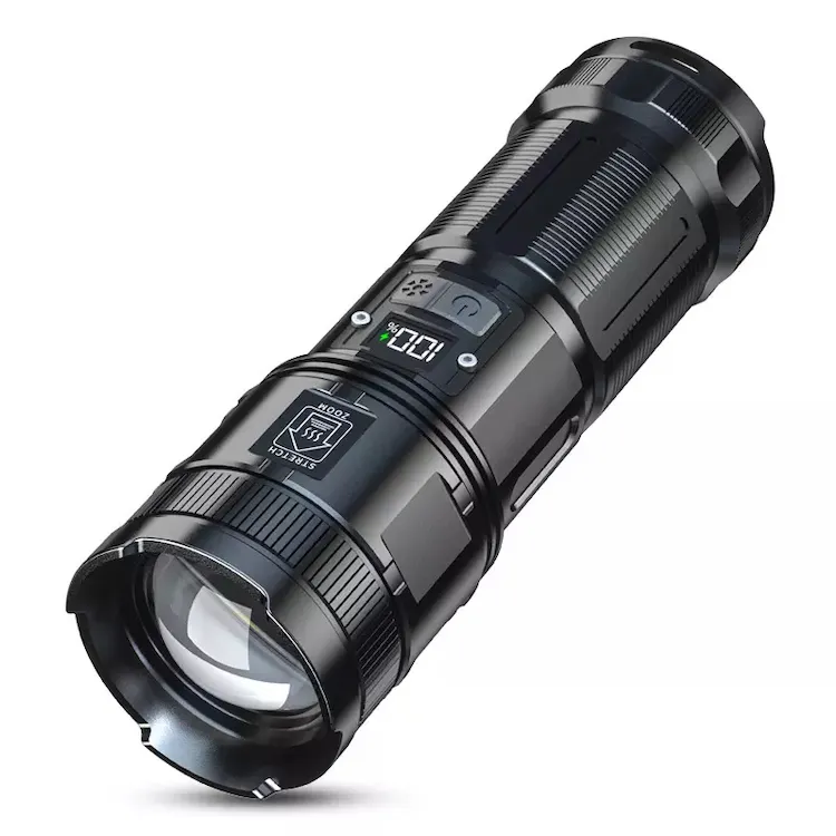 शक्तिशाली 40W 10000 lumens 5 मोड निविड़ अंधकार आउटडोर सामरिक Flashlights मशाल टॉर्च यूएसबी रिचार्जेबल का नेतृत्व किया