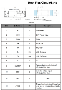 SanVie SV022XP-10 OCR סורק 1 מגה פיקסל HD מצלמה 1D <span class=keywords><strong>2D</strong></span> ברקוד סורק מנוע תמיכה קריאת מזהה כרטיס מספר - Product Image 6