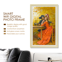 Écran LCD mural de 65 pouces NFT, cadre pour Photo, vidéo, jeu en toile, hd