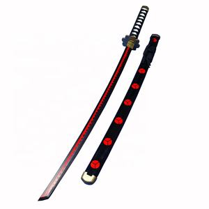 Gran oferta, artículo de Cosplay de la espada de bambú de madera, la <span class=keywords><strong>Katana</strong></span> <span class=keywords><strong>Original</strong></span>, el patrón de hoja <span class=keywords><strong>Original</strong></span> de una pieza Luffy Zoros - Product Image 5