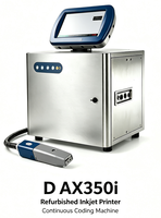 Imprimante jet d'encre reconditionnée D AX350i pour l'impression industrielle, machine de codage continu