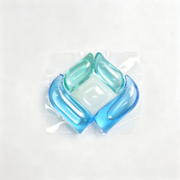 Capsules de lessive super concentrées écologiques 5-en-1 pour vêtements, multi-effets, forte puissance de nettoyage, nettoyage en profondeur, antibactérien, couleur
