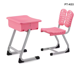 High Quality Modern School Single Person Adjustable Steel Plastic & MDF Desk and <b>Chair</b> With 3-Year Warranty Aoyasi Brand PT-308K - Product Image 6