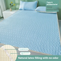 Tapis en Latex de soie de glace d'été doux trois pièces draps climatisés avec sensation de refroidissement pour bébé maternel pour dortoir