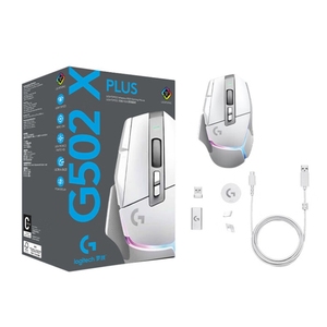 Ratón para Juegos <span class=keywords><strong>Logitech</strong></span> <span class=keywords><strong>G502</strong></span> <span class=keywords><strong>X</strong></span> Profesional, Interfaz USB, 1000DPI, Ratón Inalámbrico para Juegos de 2.4GHz con Luz RGB - Product Image 4