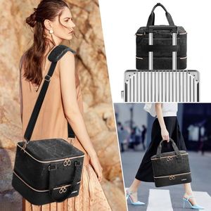 Muestra Gratis: Estuche Organizador de Maquillaje Rosa de Moda, Neceser de Viaje para Mujer, Estuche Portátil para Artistas de Pestañas y Cejas - Product Image 6
