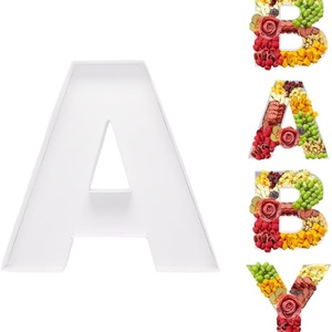 ZIJRXQ Caja Decorativa Rellenable de Cartón de 12 Pulgadas con Forma de Letra A para Alimentos y Charcutería - Product Image 5