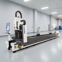 Découpeuse laser à fibre 1,5 kW avec refroidissement par eau, CNC 3 axes, prise en charge PLT/DXF, prix compétitif pour tubes métalliques ronds/carrés