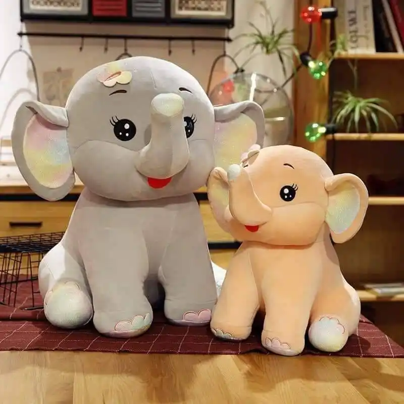 Новый стиль, маленький мягкий, оптовая продажа от производителя, слон, удобная мягкая игрушка в виде животного, корона, слон, плюшевая игрушка