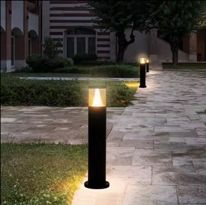 Zèle éclairage moderne étanche borne décor paysage led vintage jardin solaire pelouse lumière - Product Image 3