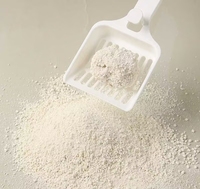 Litière pour chat en cassave écologique, compostable, forte absorption, contrôle des odeurs, faible poussière, agglomération rapide, sans produits chimiques, 10 kg, OEM disponible