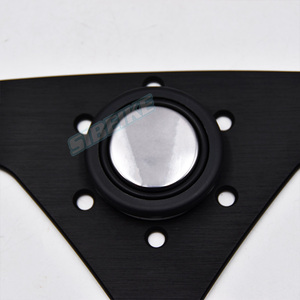 JDM Racing Culture-Volante de cuero de microfibra plano para coche, Volante <span class=keywords><strong>Universal</strong></span> deportivo de 14 pulgadas, accesorios para coche - Product Image 5
