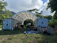 Carpa de Almacenamiento Resistente de PVC de 20x40 pies con Estructura de Acero HDG de Arco Único para Contenedores, Almacenes y Sitios Portuarios, Certificación CE