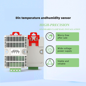 दीन रेल घुड़सवार तापमान आर्द्रता सेंसर Rs485 मॉडबस-रेतू औद्योगिक तापमान और आर्द्रता ट्रांसमीटर नियंत्रक - Product Image 2
