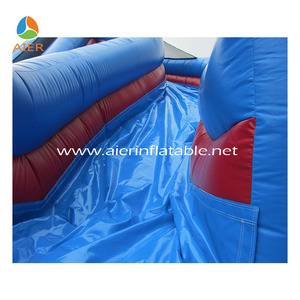Scivolo acquatico gonfiabile gigante a doppia corsia <span class=keywords><strong>blu</strong></span> con doppie piscine, resistente per eventi estivi, parchi acquatici e aziende di <span class=keywords><strong>noleggio</strong></span> eventi - Product Image 6