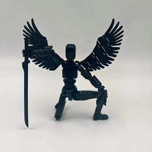 ของเล่นโปรโมชั่น หุ่นยนต์แอคชั่นฟิกเกอร์ 3 มิติ ข้อต่อหลายจุด รุ่น T13 พร้อมปีก ของเล่นประกอบแบบจำลอง - Product Image 2