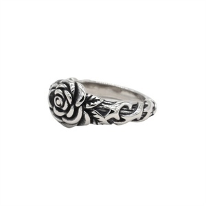 Anillo de Joyería Personalizado Vintage, Anillos de Flores de Acero Inoxidable para Mujer - Product Image 4