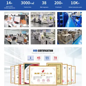 Modul identifikasi sidik jari ZW111 kunci pintar daya rendah deteksi jari Sensor sidik jari terintegrasi Hi-Link baru asli