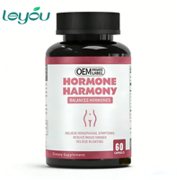 Capsules Naturelles Soutien Beauté pour Femmes Harmonie Hormonale Gestion du Poids Granulés Extrait Herbal Faible en Sucre Végétalien