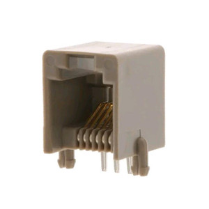 Cách Thức Thông Qua Lỗ Góc Bên Phải 4P4C Modular Jack Ngang Nhựa RJ11 Ổ Cắm - Product Image 5