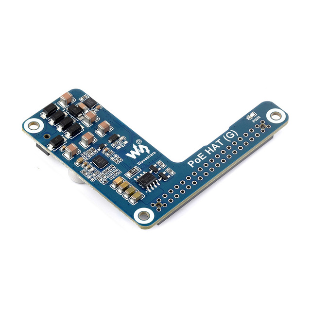 Raspberry Pi 5 PoE HAT Power Over Ethernet HAT (G) 5V 5A Output Supports 802.3af/at Network for Rpi 5 Pi5