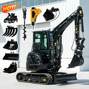 Mini-excavatrice à chenilles neuve 1 tonne 2,5 avec moteur EPA, livraison gratuite - Product Image 4