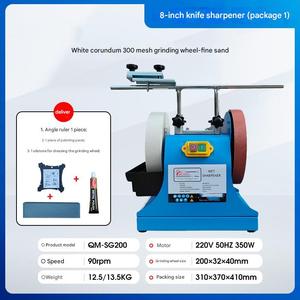 8 pollici ruota <span class=keywords><strong>banco</strong></span> smerigliatrice affilatura coltelli raffreddato <span class=keywords><strong>ad</strong></span> <span class=keywords><strong>acqua</strong></span> smerigliatrici coltello elettrico macchina 220V panca versatilità smerigliatrice - Product Image 4