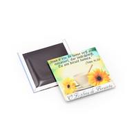 Aimant de réfrigérateur magnétique durable en étain gaufré et coloré pour la décoration intérieure, cadeaux touristiques, fourniture en gros personnalisée