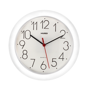 Orologio da parete 0/25 cm. Bianco - Product Image 1