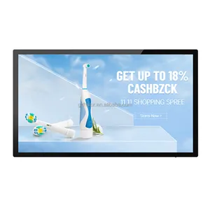 Cartelloni pubblicitari commerciali con schermo elettronico a parete touch capacitivo digital signage e display per supermercato