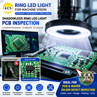 Lampe annulaire de vision industrielle LED sans ombre pour la détection de défauts de soudure sur PCB et plaquettes