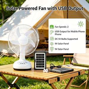 Air Cooling <b>Solar</b> Summer Cooling Fan Powered Table Fan <b>Solar</b> <b>Panel</b> Fan - Product Image 6