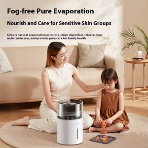 Neuer Haushalts-Tisch-Luftbefeuchter mit Negativ-Ionen-Reinigung, Wasserfreier Kaltnebel-Verdampfer, 2,7L, Geräuscharm für Schlafzimmer - Product Image 6