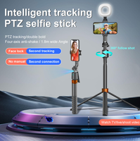 Nouveau support de caméra d'action Q13 sans fil pour smartphones Android et iOS 5.2, avec suivi du visage et contrôle gestuel, idéal pour les perches à selfie
