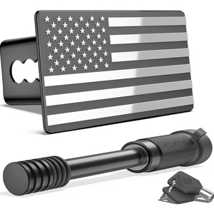 Cache-attelage AMBITION avec drapeau américain, cache-attelage en métal lourd, compatible avec les récepteurs d'attelage <span class=keywords><strong>de</strong></span> 2 pouces - Product Image 5